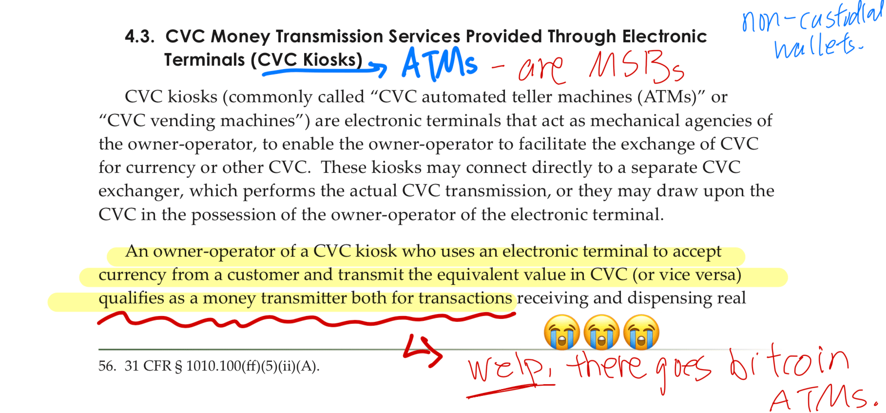 An excerpt from Wu's annotated SEC filing